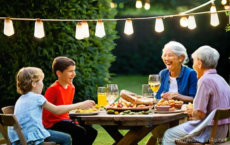 가족과 함께하는 야외 바비큐 파티 - **Prompt 1: The Art of Marinade in a French Home Kitchen**
    "A close-up shot of a pair of hands, ...