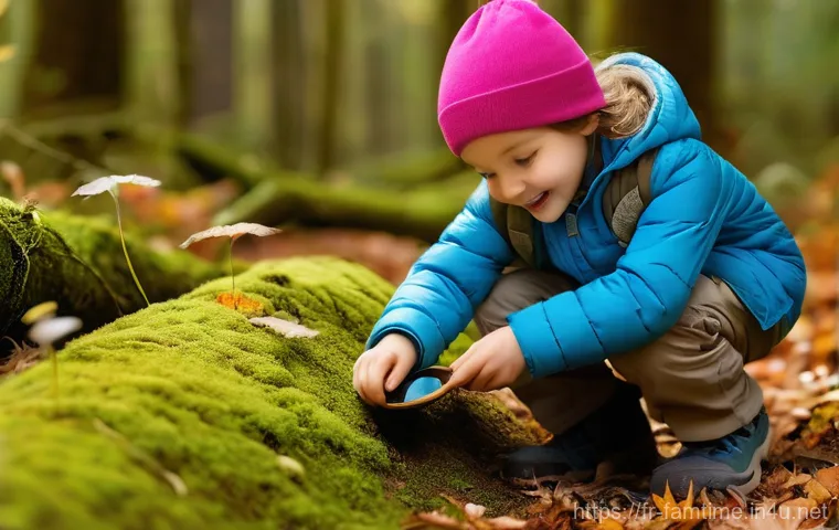 아이와 함께하는 자연 체험 학습 - **Prompt 1: Forest Explorers**
    "A group of joyful children, aged 7-12, with rosy cheeks and slig...